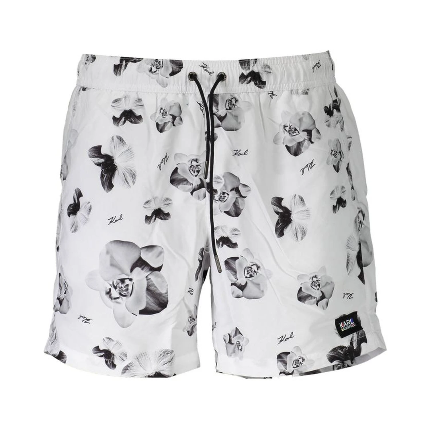 White Polyester Swimwear
