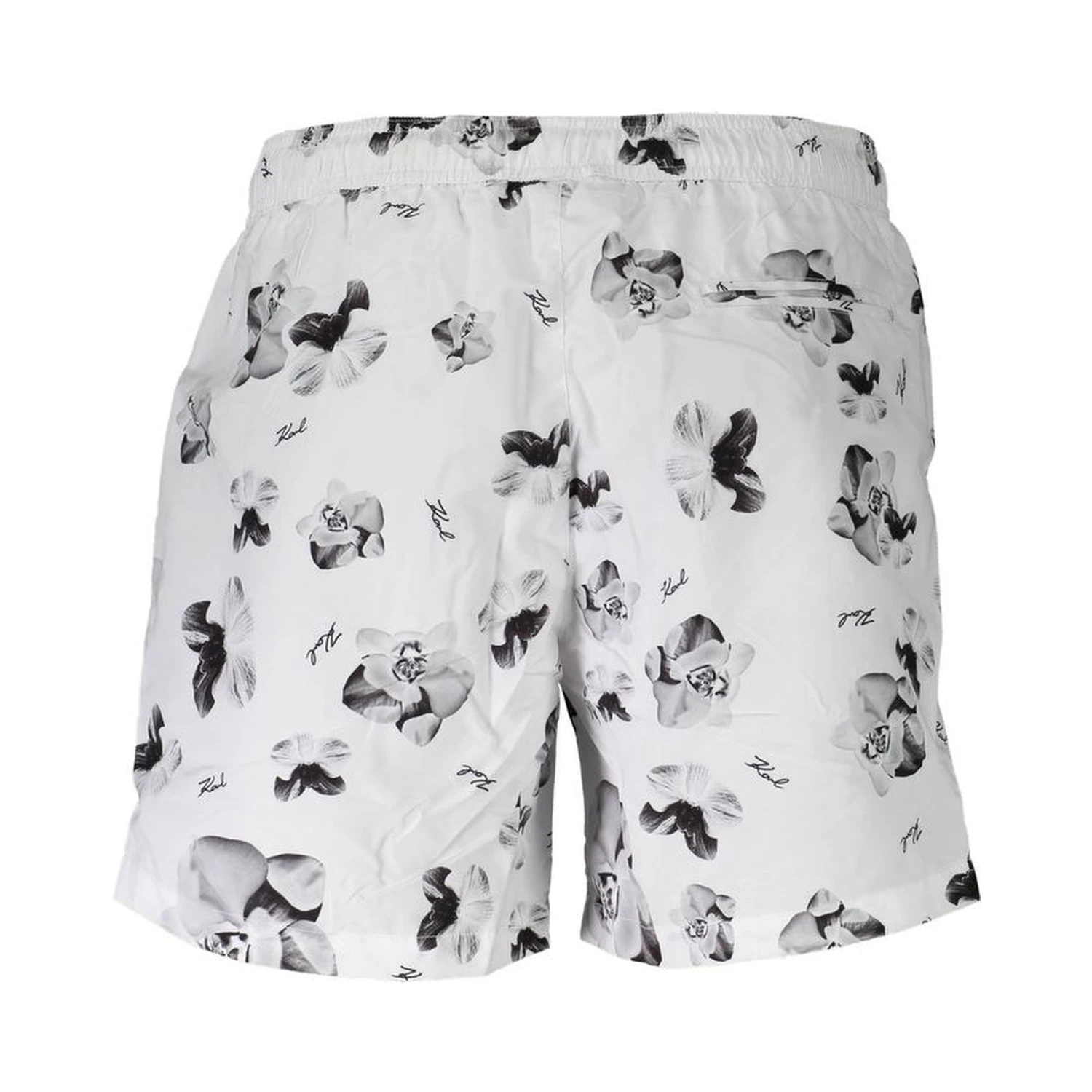 White Polyester Swimwear