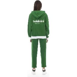 Green Cotton Women Sweater