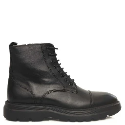 Black Cowhide Boot
