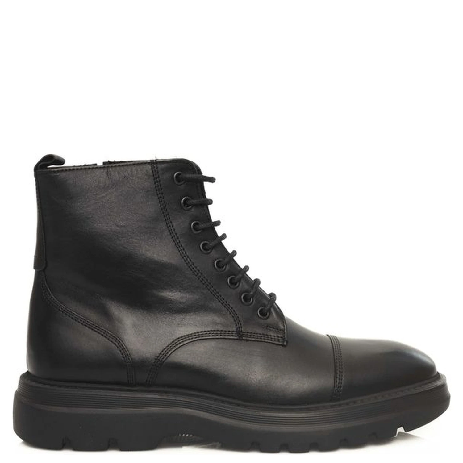 Black Cowhide Boot