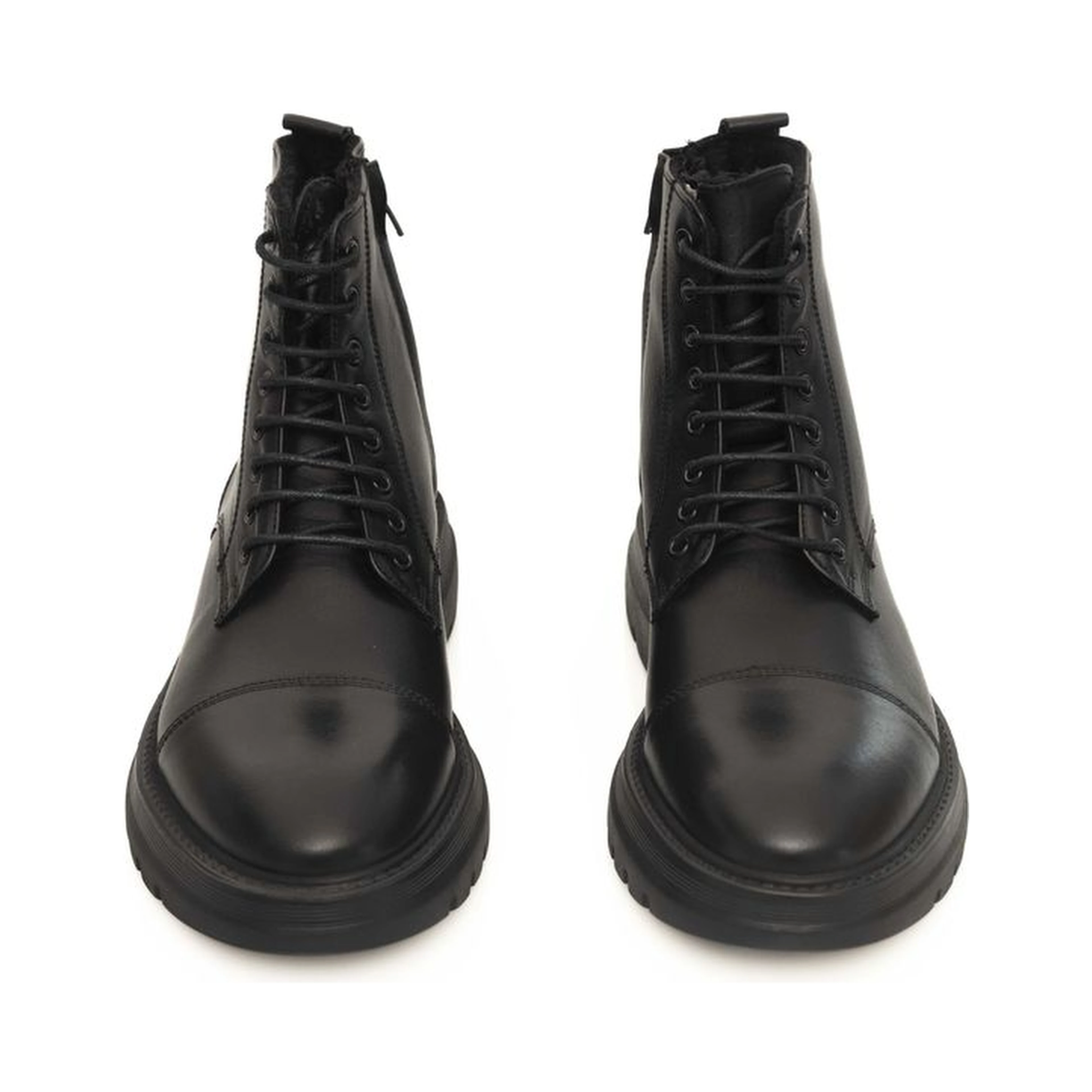 Black Cowhide Boot