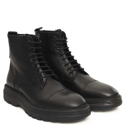 Black Cowhide Boot