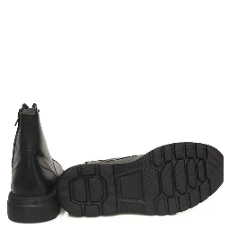 Black Cowhide Boot