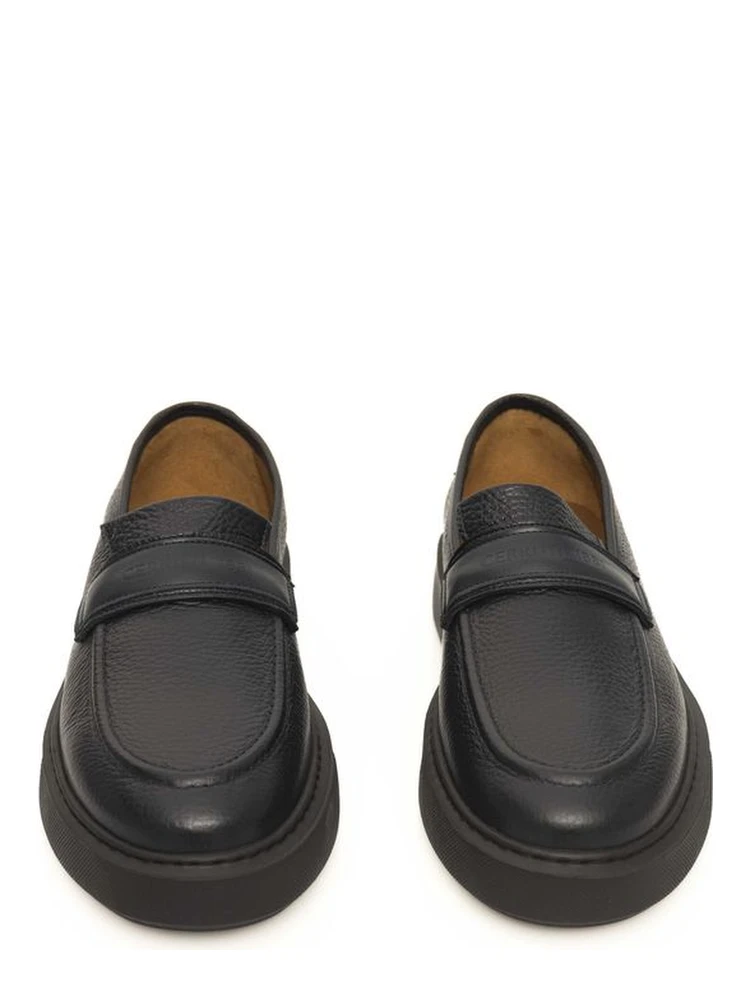 Blue Cowhide Men's Loafer alternative