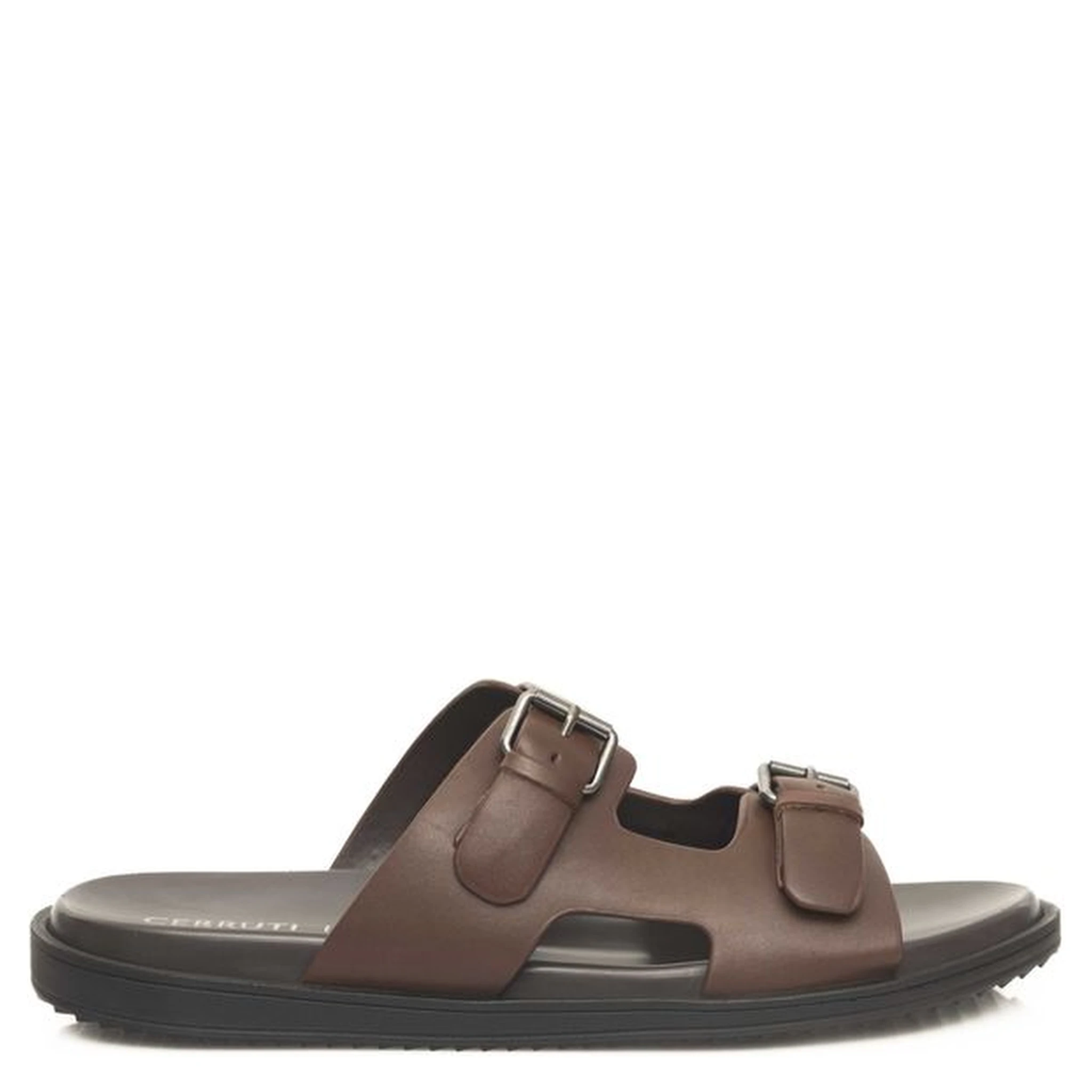 Brown Cowhide Men Sandal