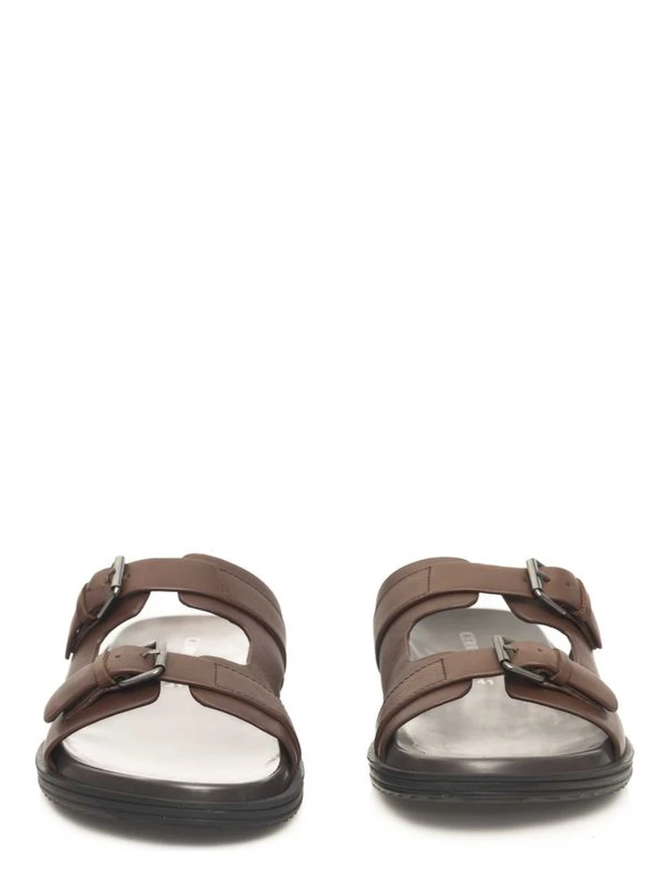 Brown Cowhide Men Sandal alternative
