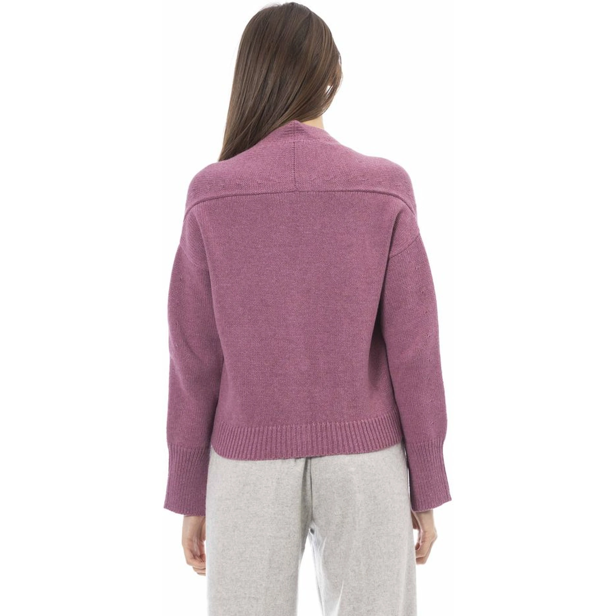 Multicolor Merino Wool Women Cardigan