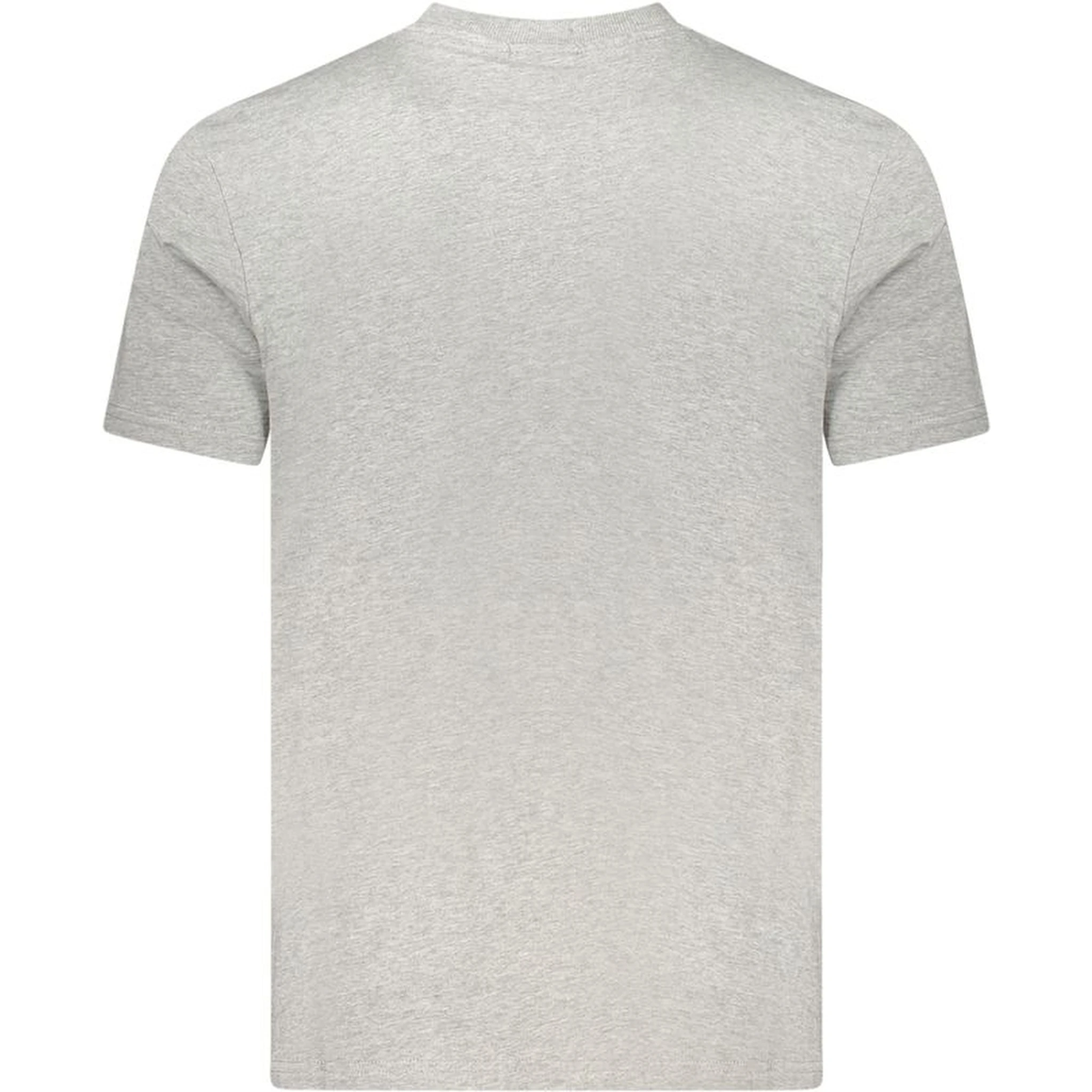 Gray Cotton Men T-Shirt