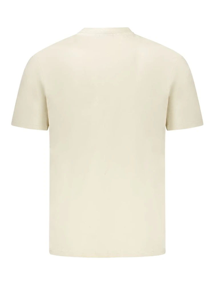 Beige Cotton Men T-Shirt alternative