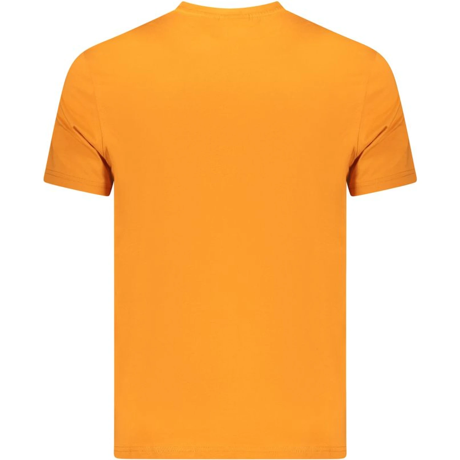Orange Cotton Men T-Shirt