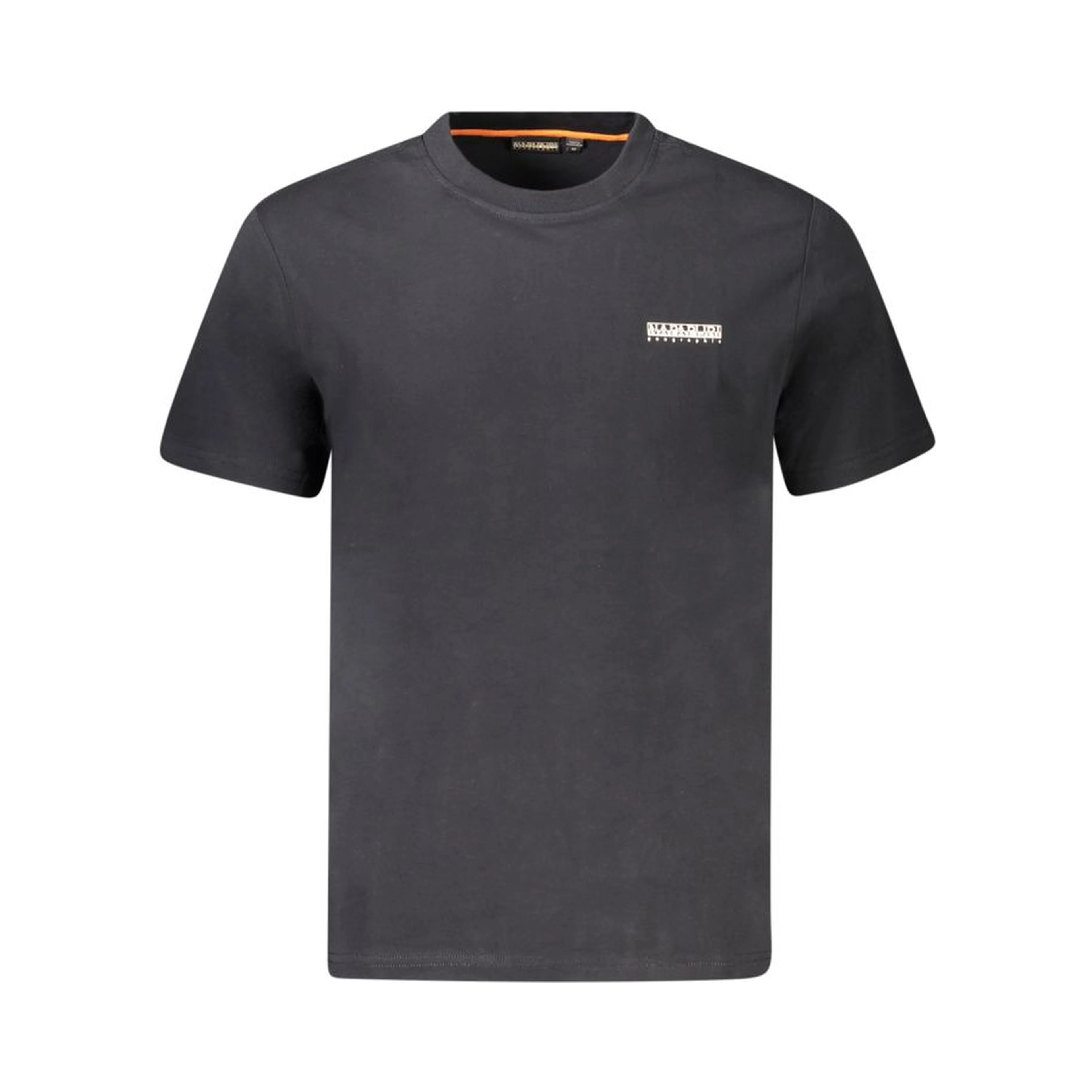 Black Cotton Men T-Shirt