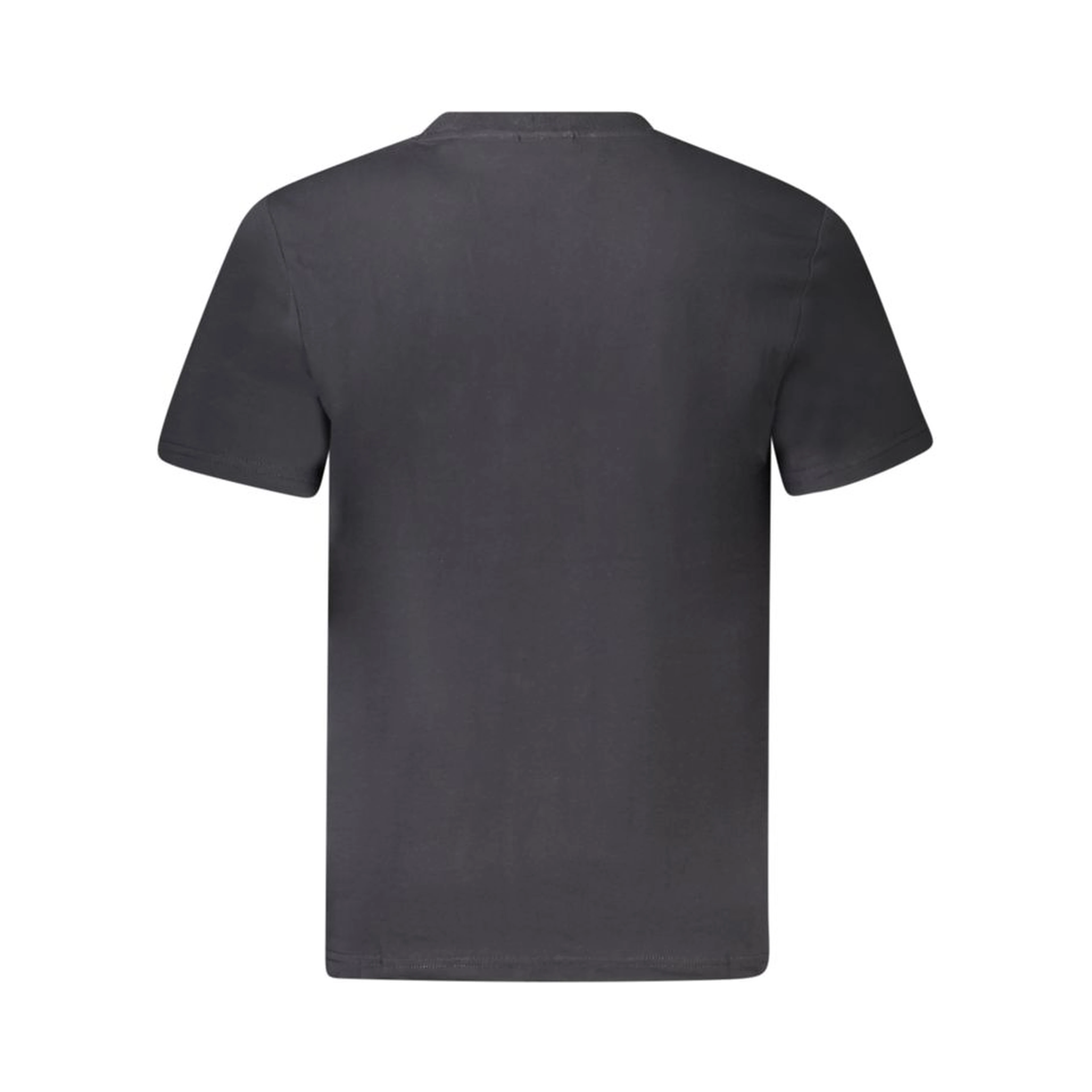 Black Cotton Men T-Shirt