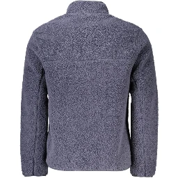 Blue Polyester Men Sweater