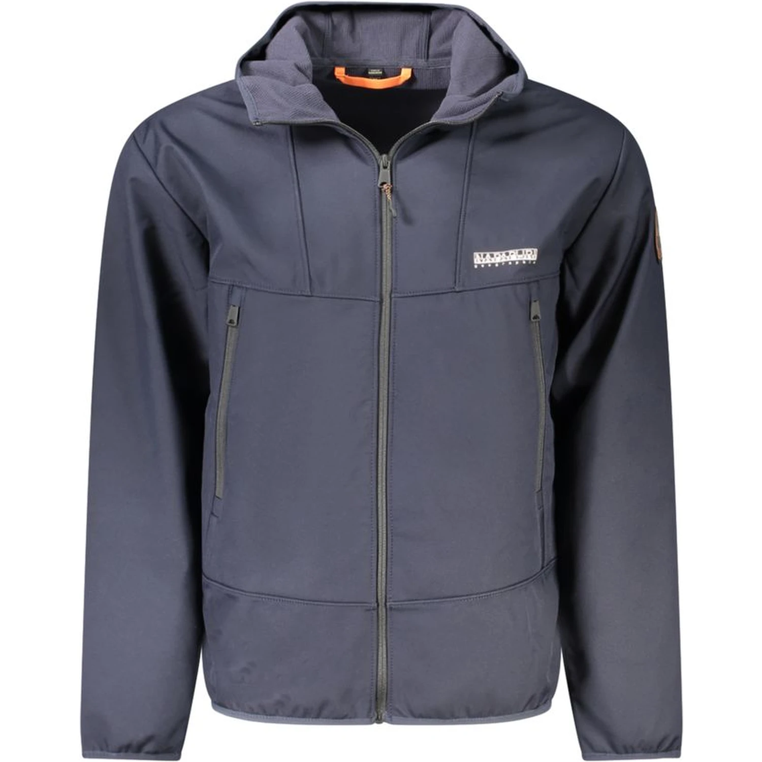 Blue Polyester Men Jacket