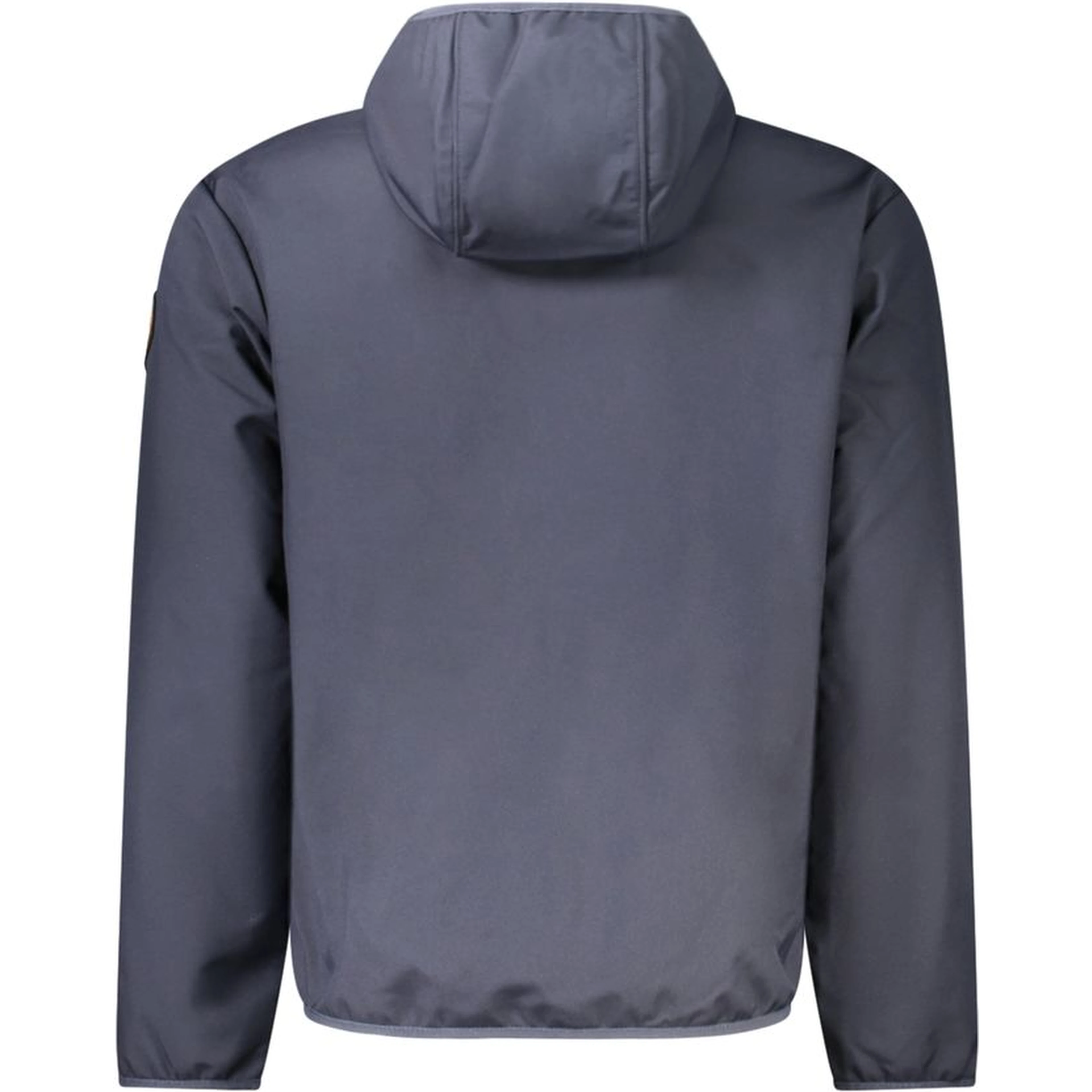Blue Polyester Men Jacket