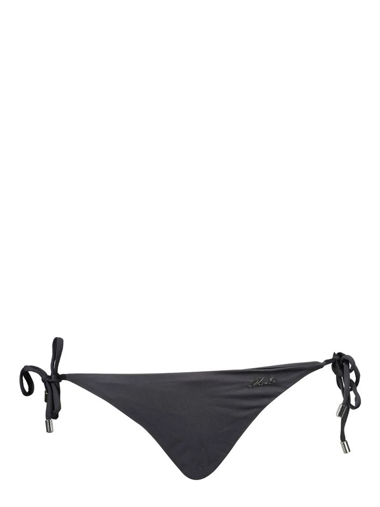 Black Elastane Swimwear