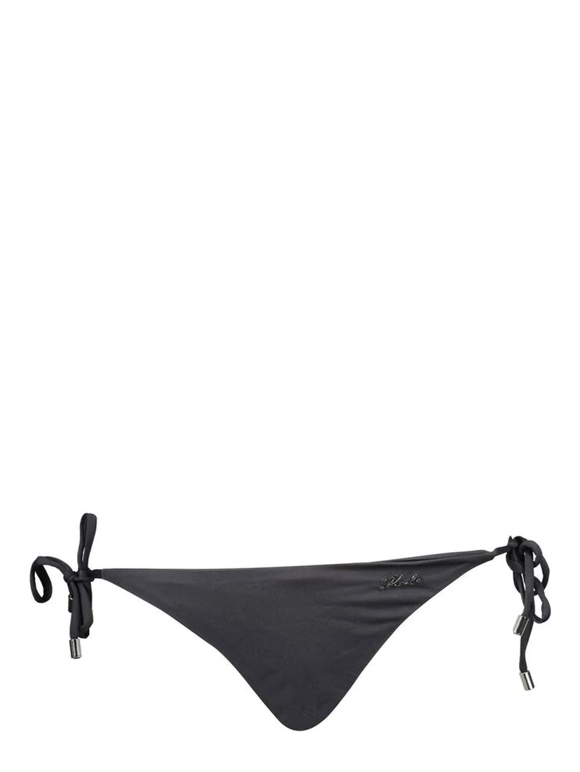 Black Elastane Swimwear