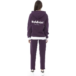 Purple Cotton Women Sweater