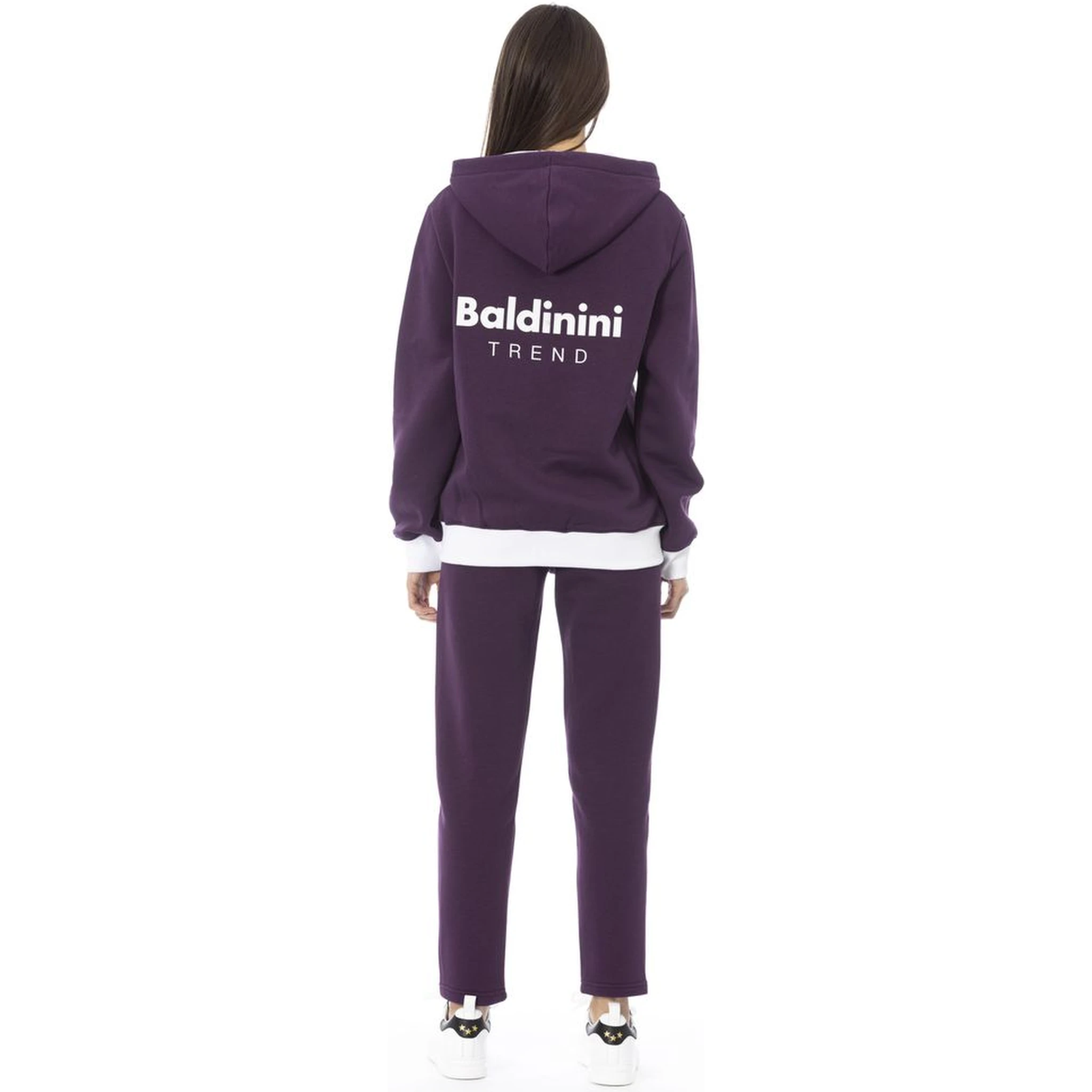 Purple Cotton Women Sweater