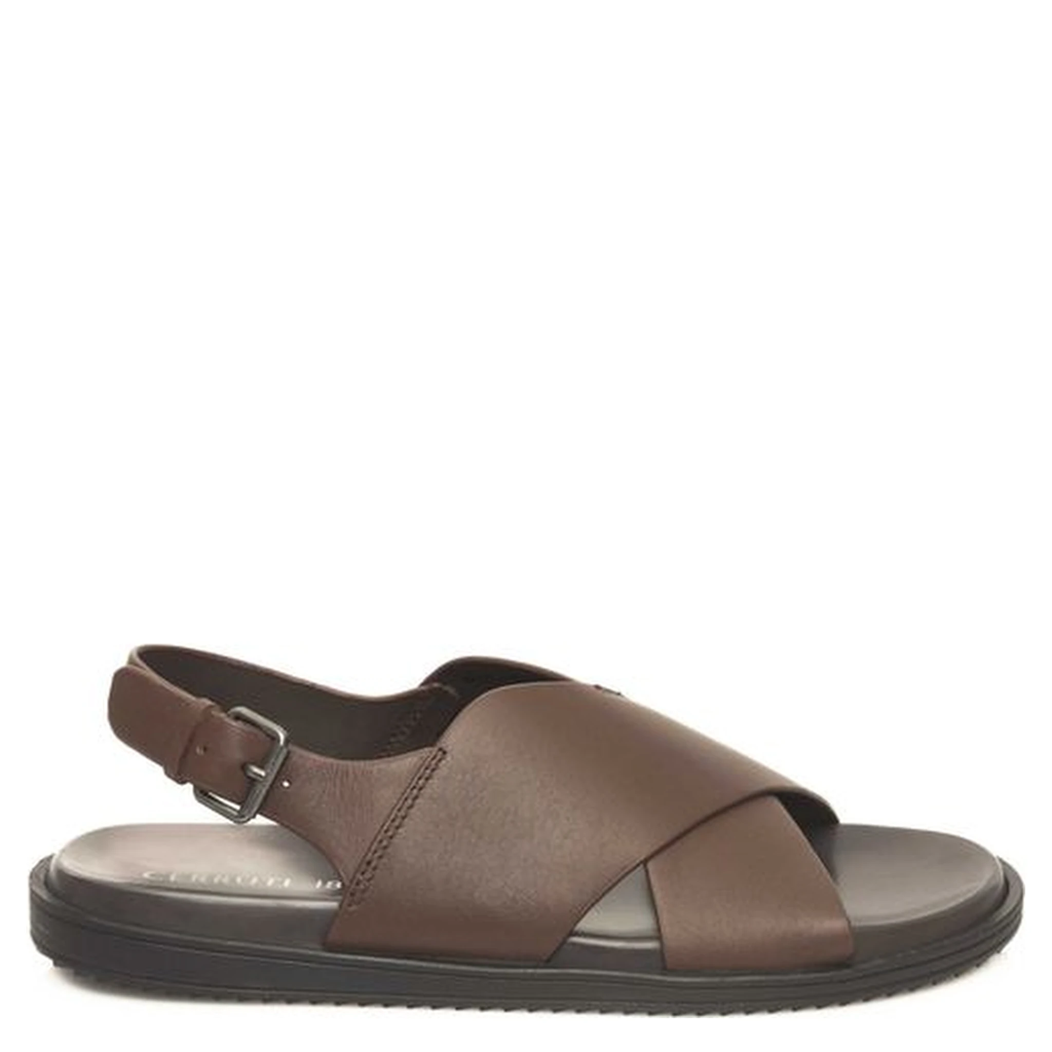 Brown Cowhide Men Sandal