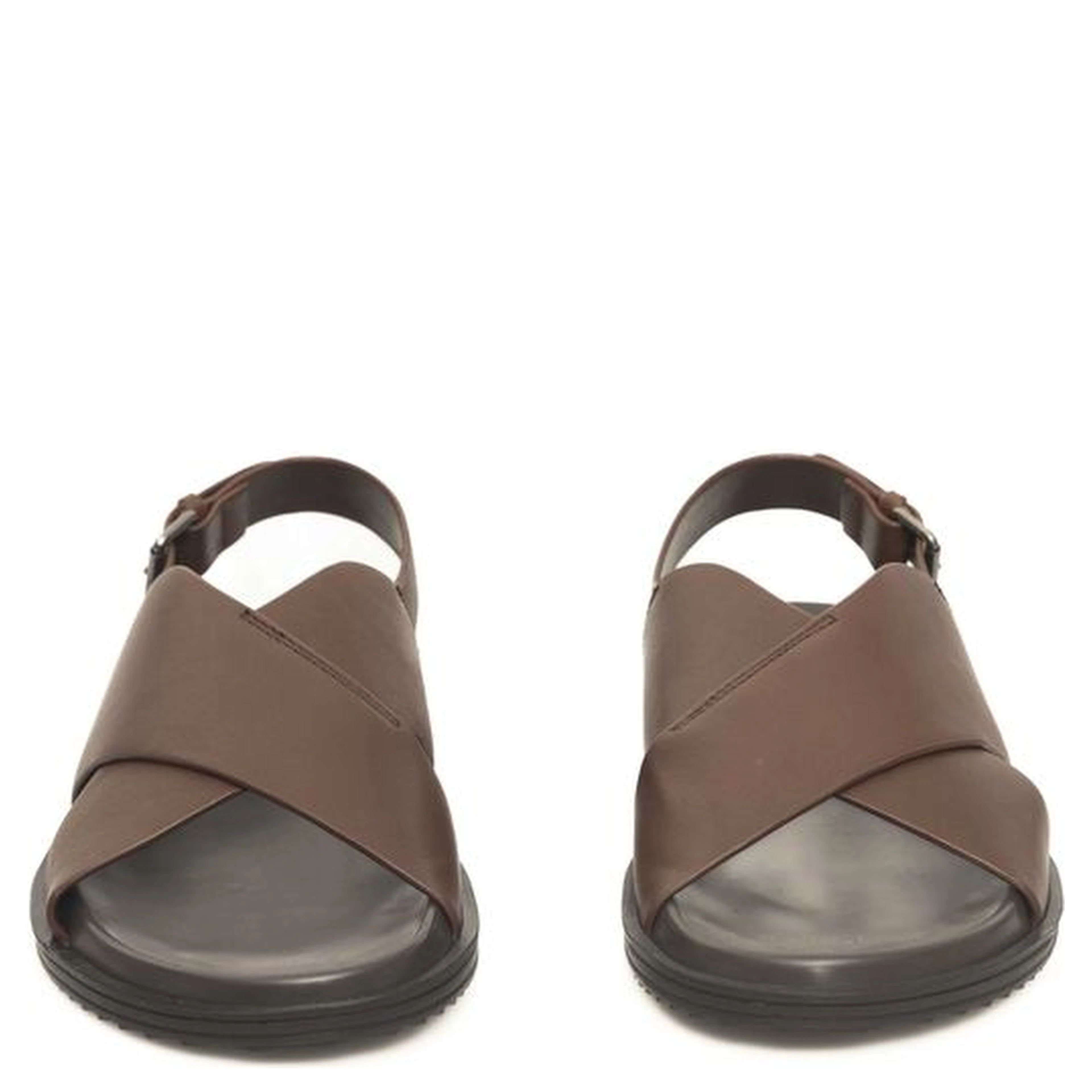 Brown Cowhide Men Sandal