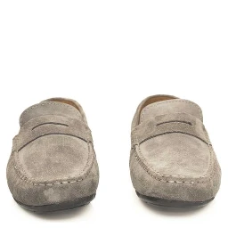 Gray Cowhide Men's Loafer