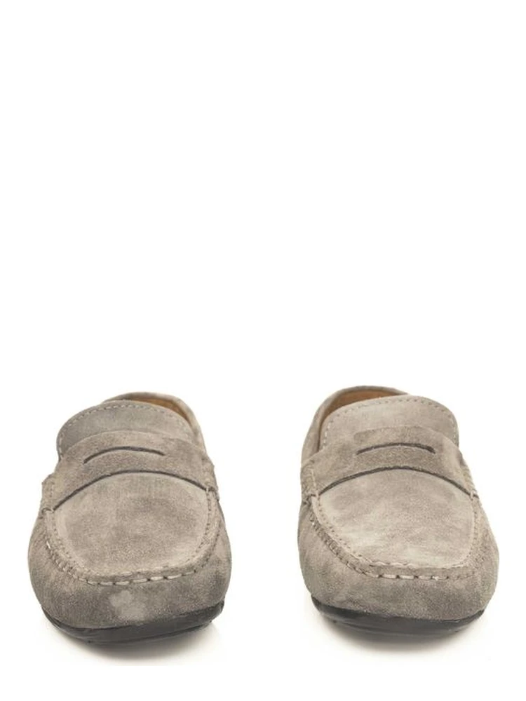 Gray Cowhide Men's Loafer alternative