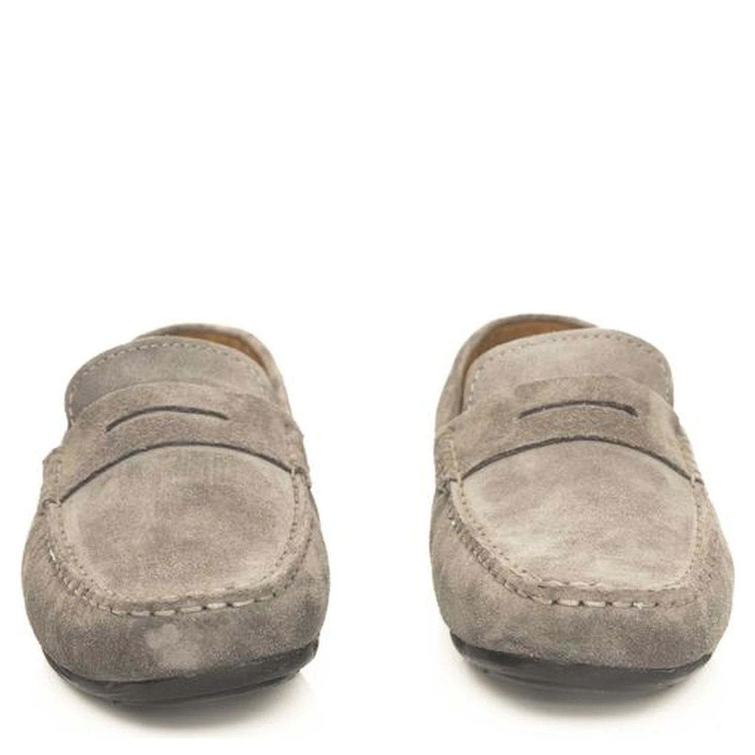 Gray Cowhide Men's Loafer