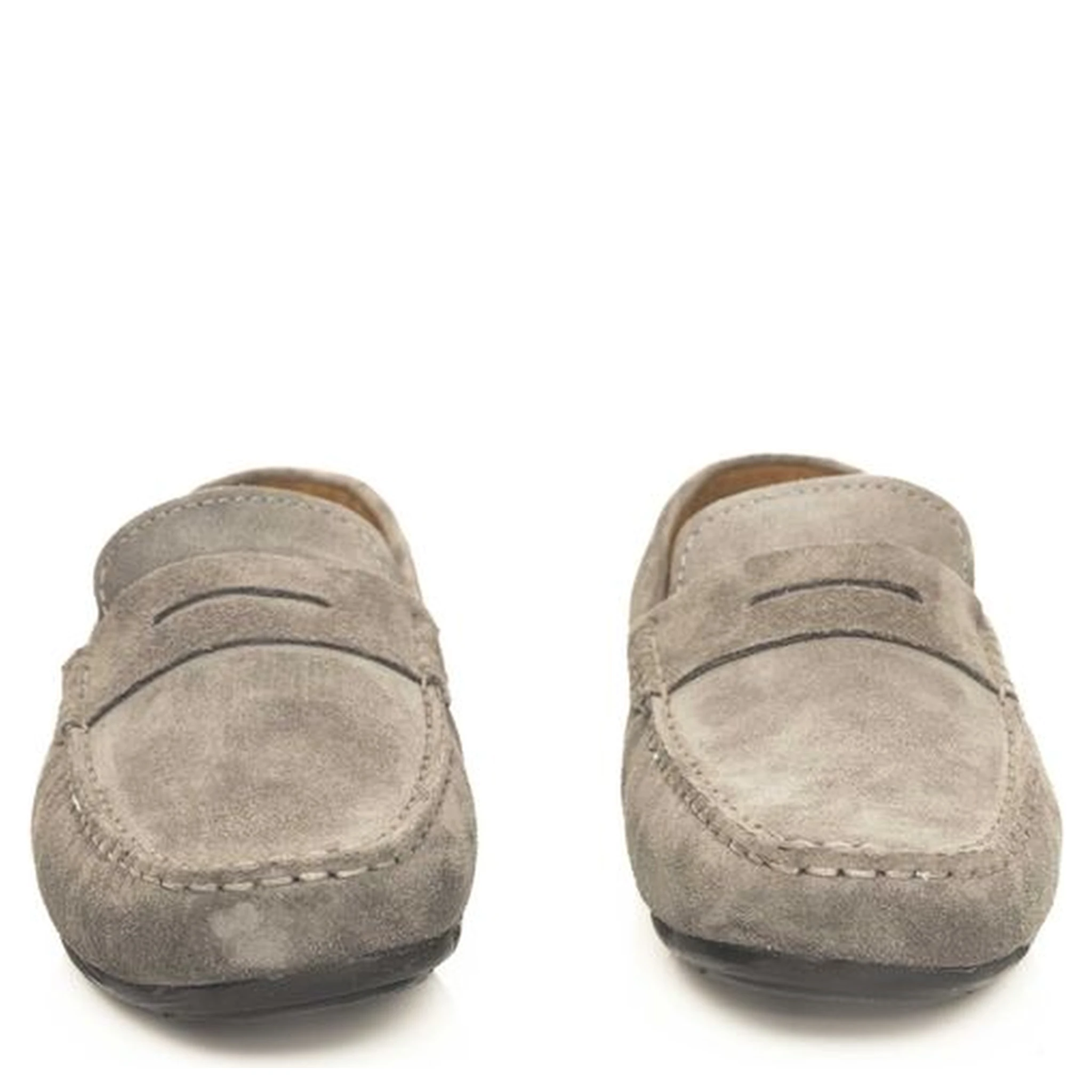 Gray Cowhide Men's Loafer