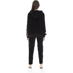 Black Cotton Women Sweater