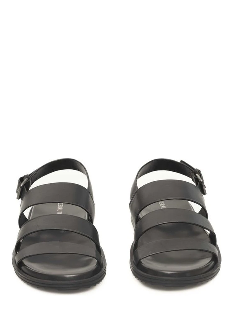 Black Cowhide Men Sandal alternative