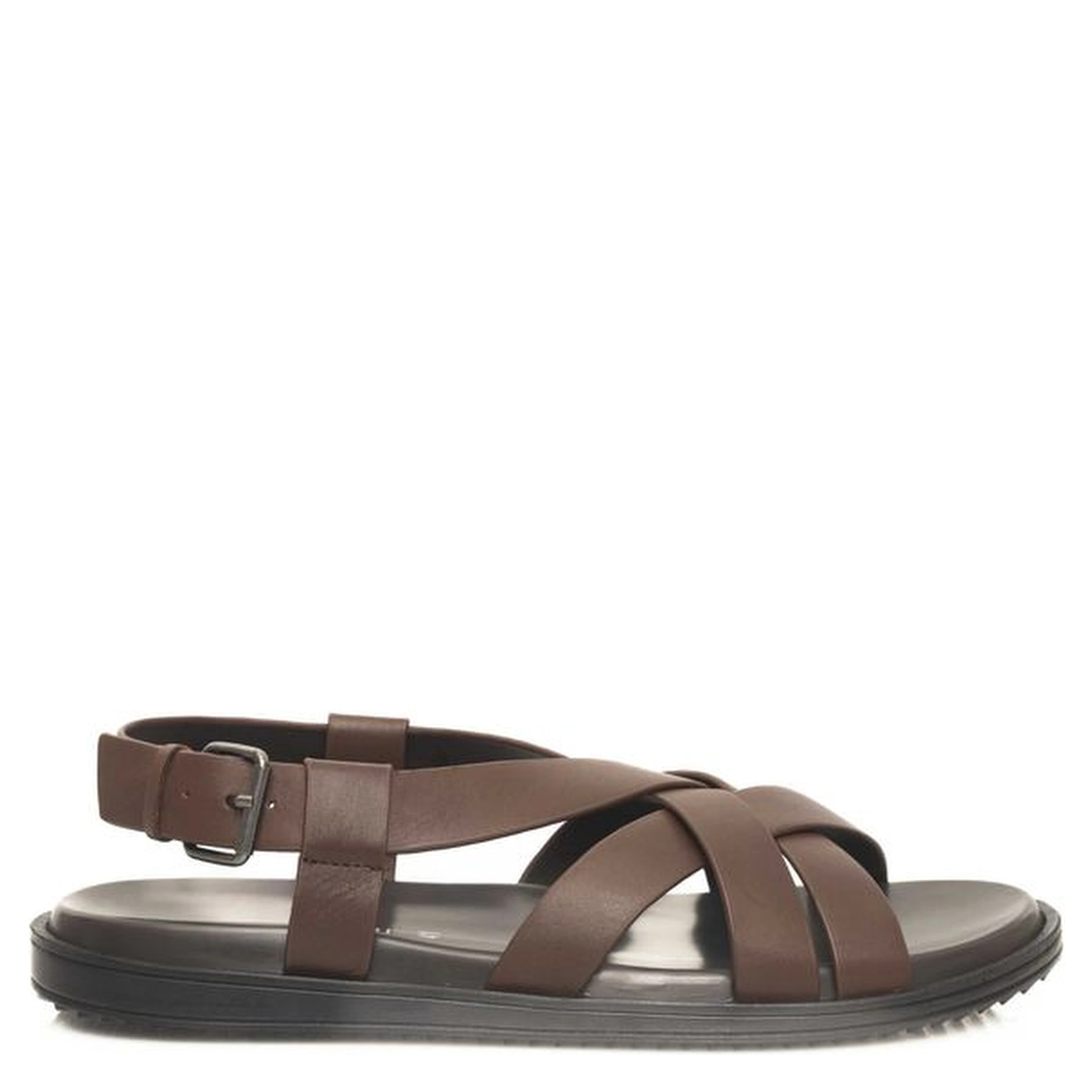 Brown Cowhide Men Sandal