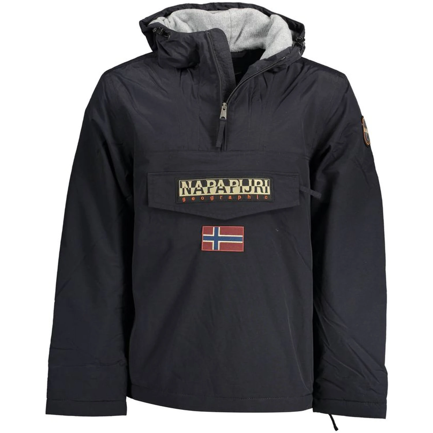 Black Polyamide Men's Jacket