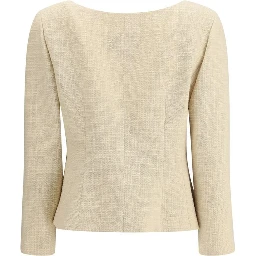 Cream Fleece Wool Coat