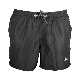 Black Polyester Swimwear