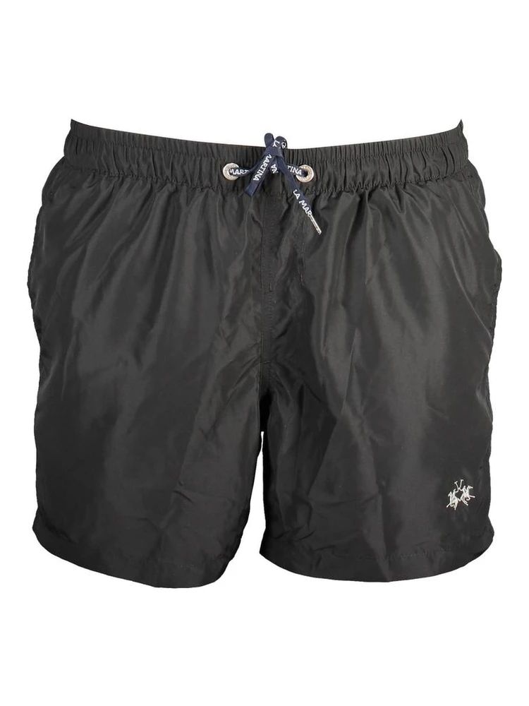 Black Polyester Swimwear