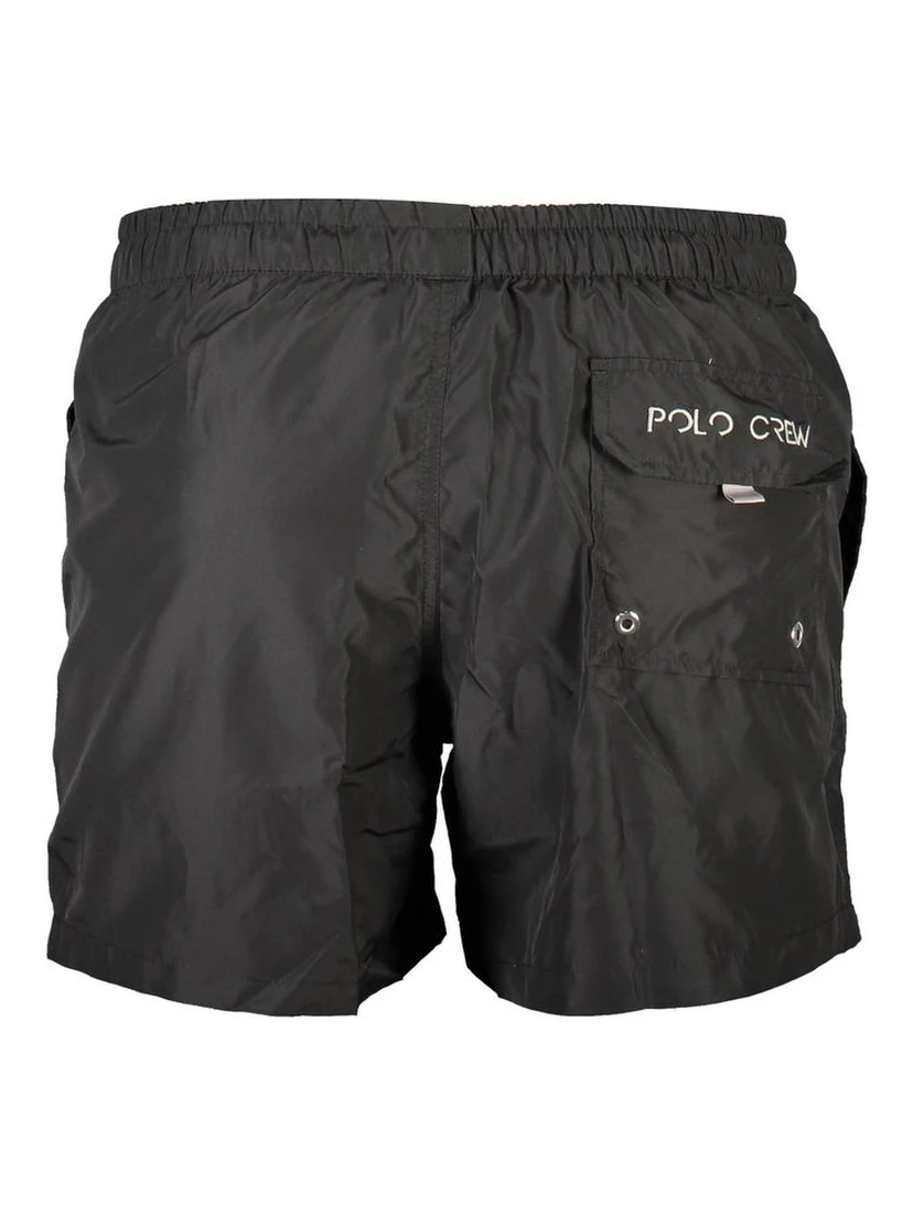 Black Polyester Swimwear