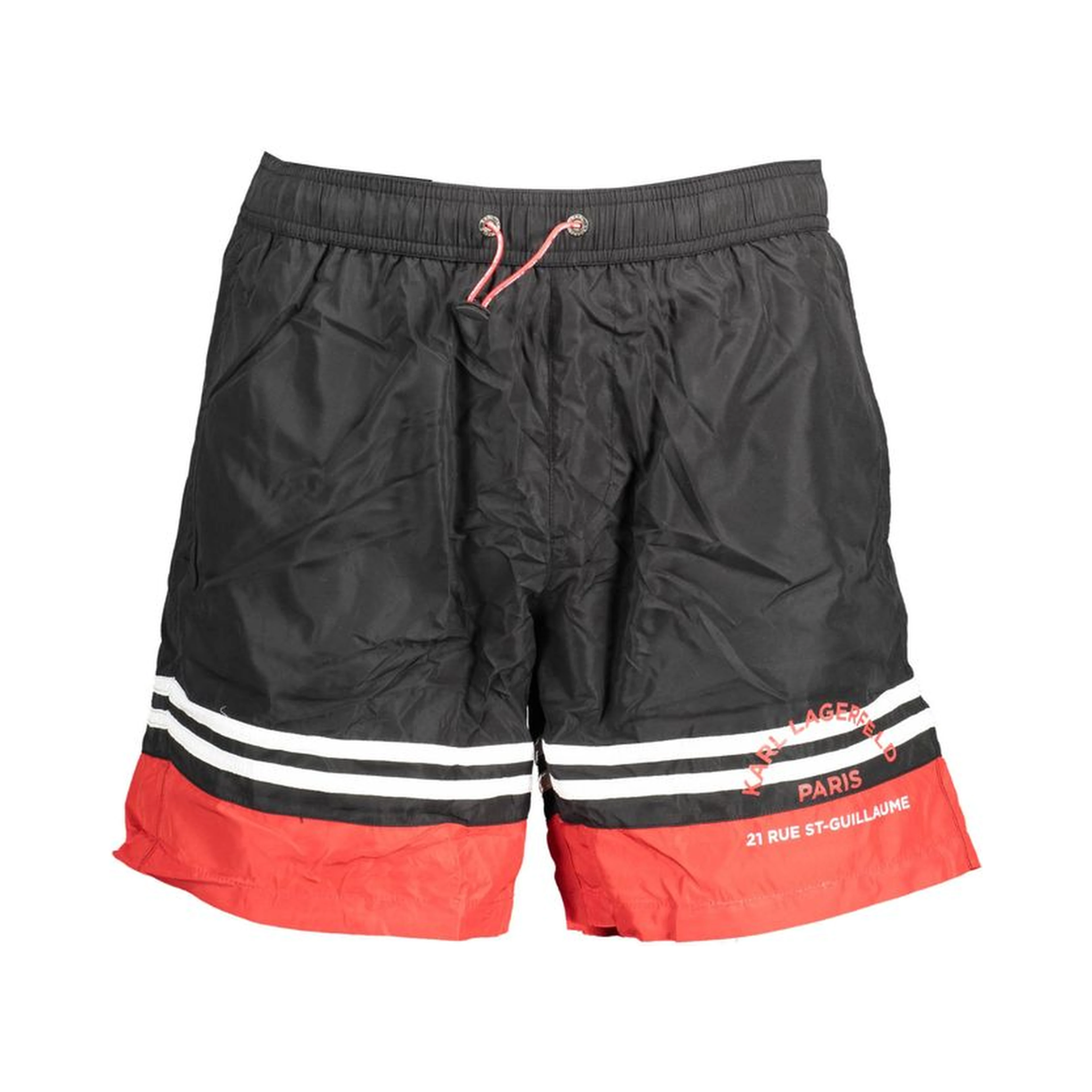 Black Polyester Swimwear