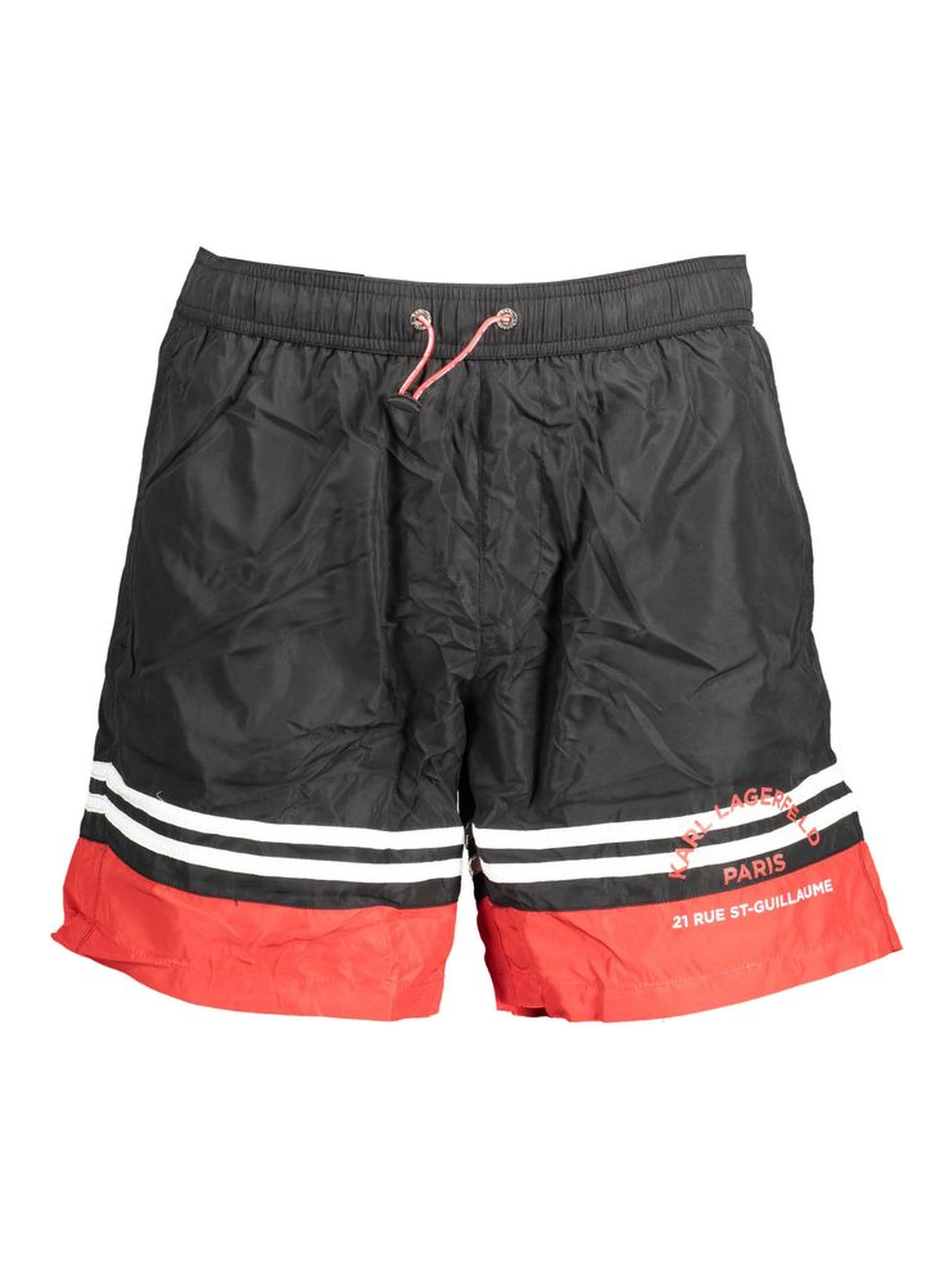 Black Polyester Swimwear