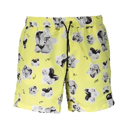 Yellow Polyester Swimwear