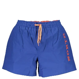 Blue Polyester Swimwear