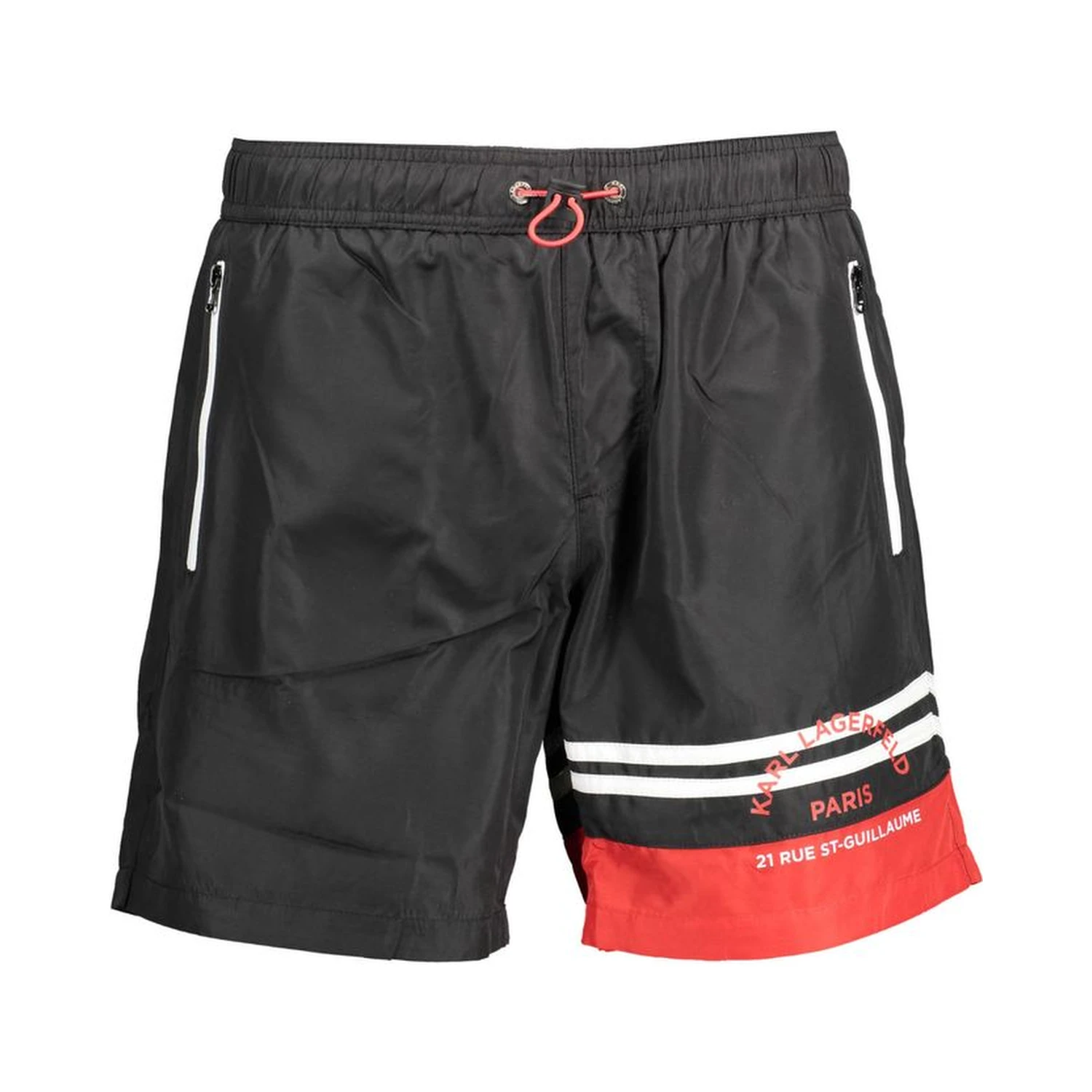 Black Polyester Swimwear