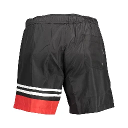 Black Polyester Swimwear