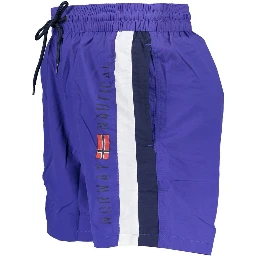 Blue Polyamide Swimwear