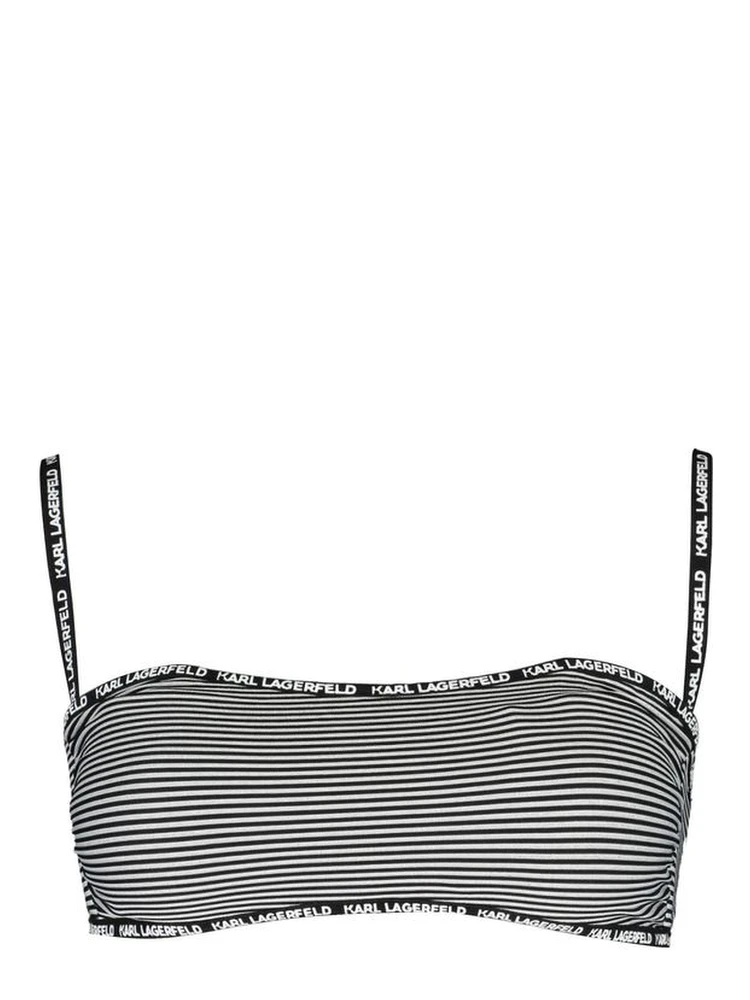 Black Elastane Swimwear