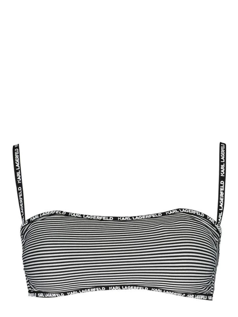 Black Elastane Swimwear