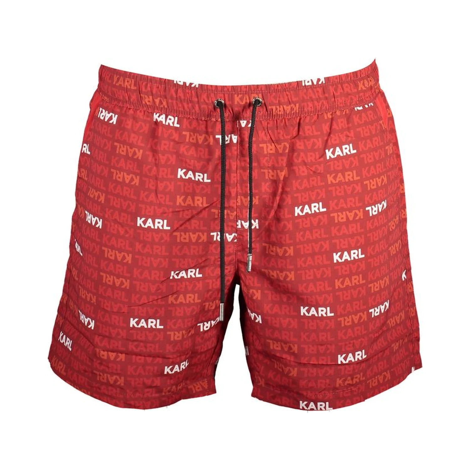 Red Polyester Swimwear