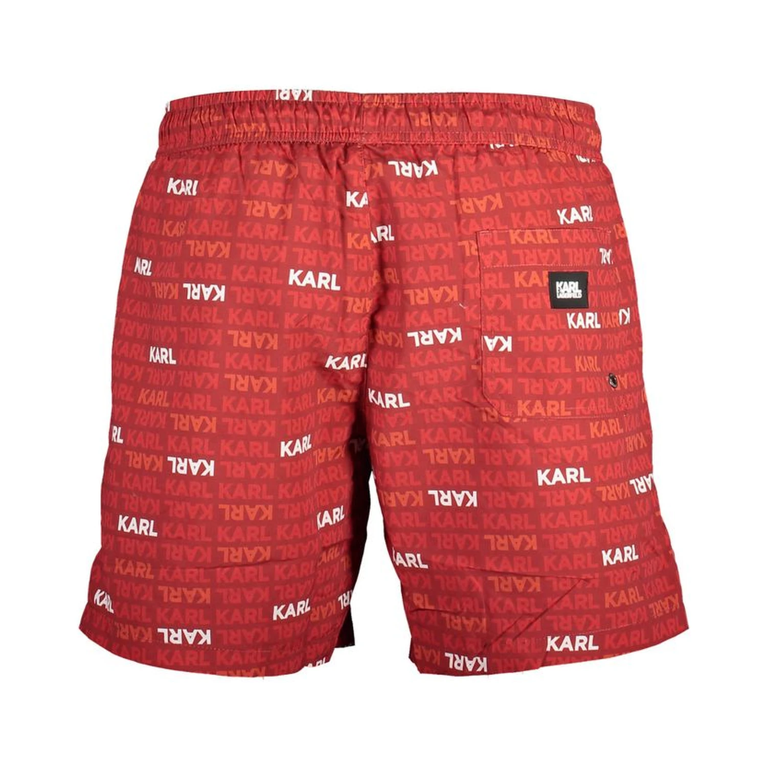 Red Polyester Swimwear