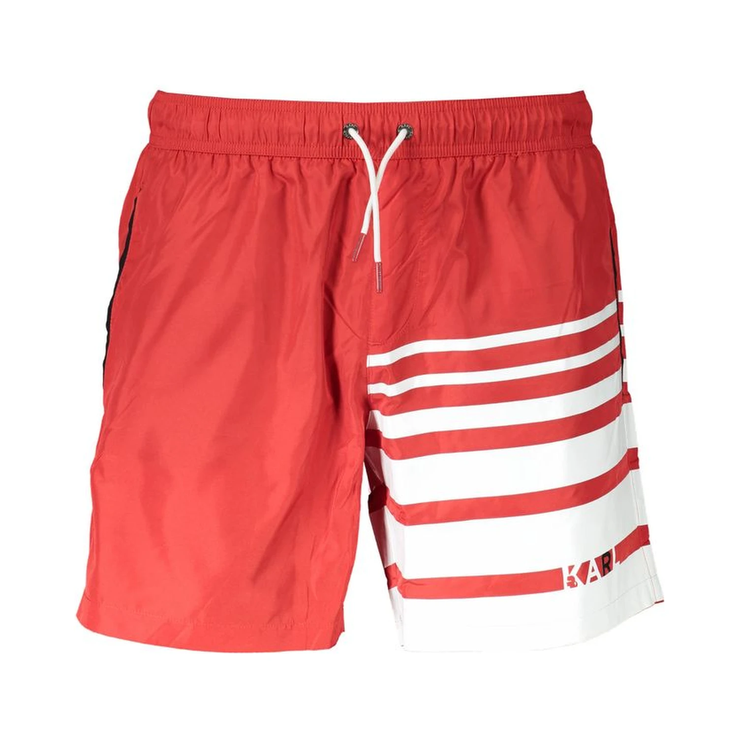 Red Polyester Swimwear